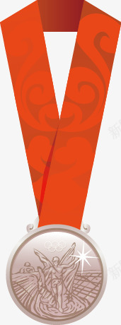 颁奖奖牌银牌png免抠素材_新图网 https://ixintu.com 奖牌 银牌 颁奖