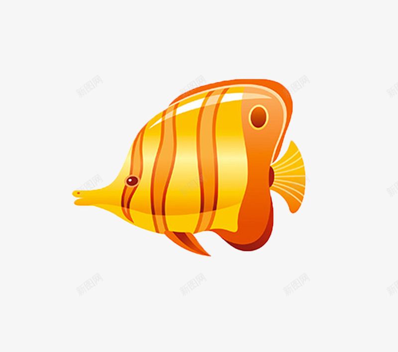 变形橙黄鱼png免抠素材_新图网 https://ixintu.com 小丑鱼卡通 尖嘴小鱼png图片 尖嘴橙色鱼 尖嘴鱼免抠素材