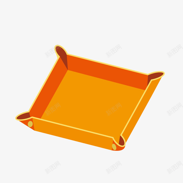 卡通橙色水果盘png免抠素材_新图网 https://ixintu.com 卡通盘子 室内摆设 收纳盘 水果盘