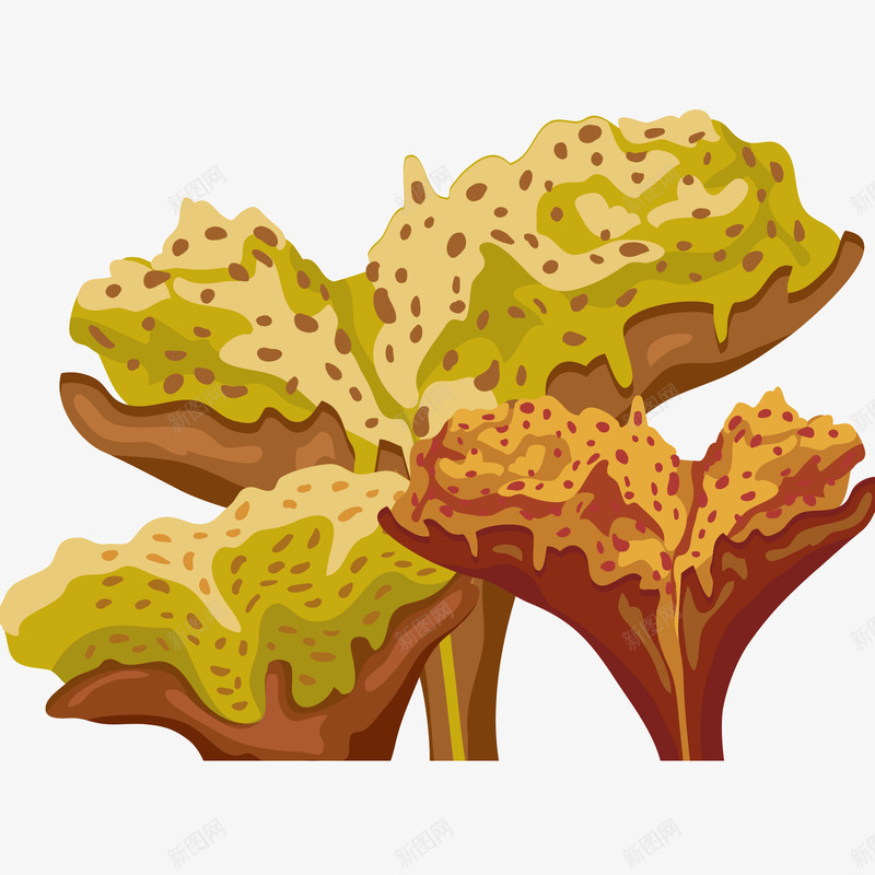 珊瑚展览插画png免抠素材_新图网 https://ixintu.com 海洋生物 珊瑚 珊瑚展览矢量插画 科普 自然 自然博物馆 装饰 野生动物世界