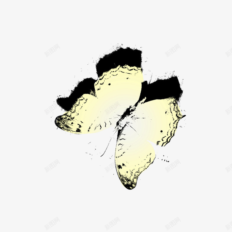 水墨蝴蝶png免抠素材_新图网 https://ixintu.com 动物 昆虫 水墨 水墨蝴蝶 蝴蝶 飞翔
