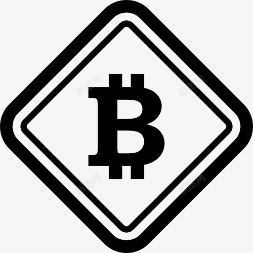 比特币的警告标志图标png_新图网 https://ixintu.com 广场 提醒 旋转 标志 比特币 符号 警告 货币 钱 钱字符号