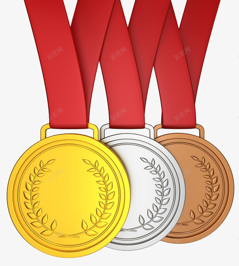 奖牌png免抠素材_新图网 https://ixintu.com 奖牌矢量 战利品 胜利 荣誉 运动冠军 金牌 铜牌 银牌