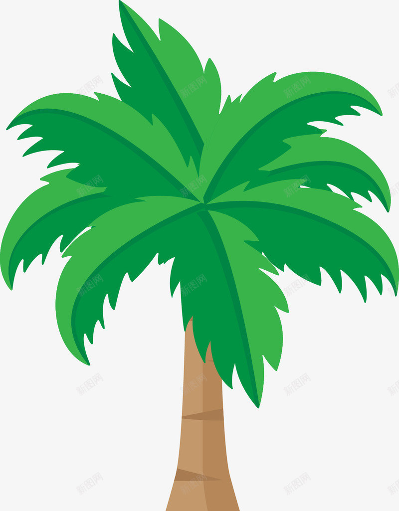 绿色棕榈叶植物图png免抠素材_新图网 https://ixintu.com 夏天 异国情调 手绘 树叶 树木 棕榈叶 棕榈叶子 棕榈树 植物 热带 热带棕榈芭蕉叶 热带植物 环境 绘画 自然