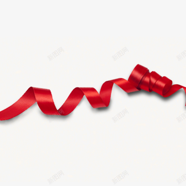 旋转红色彩带png免抠素材_新图网 https://ixintu.com 图片 彩带 旋转 红色