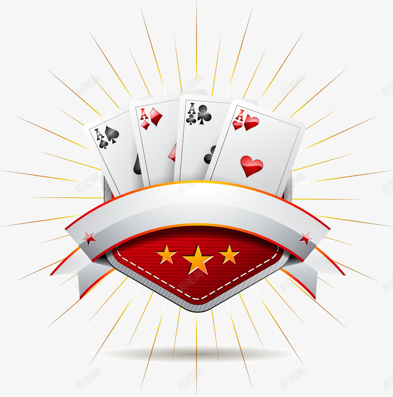 手绘扑克牌标签矢量图ai免抠素材_新图网 https://ixintu.com 娱乐 手绘 扑克牌 标签 横幅 矢量图