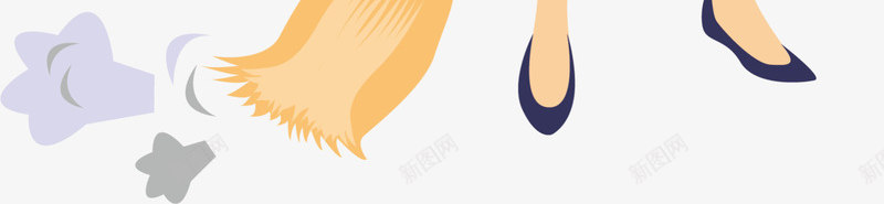扫地女仆人物插画png免抠素材_新图网 https://ixintu.com 人物插画 卡通女生 女佣 女孩 扫地女仆 装饰图案