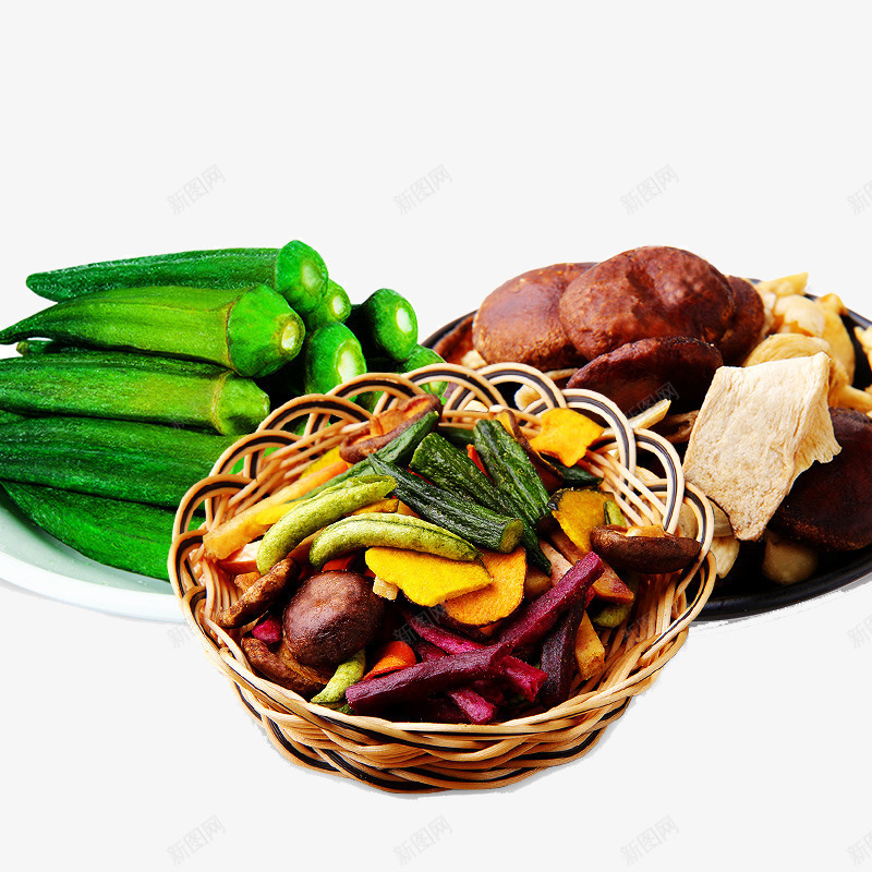 各种蔬果干png免抠素材_新图网 https://ixintu.com 产品实物 休闲食品 油炸 零食