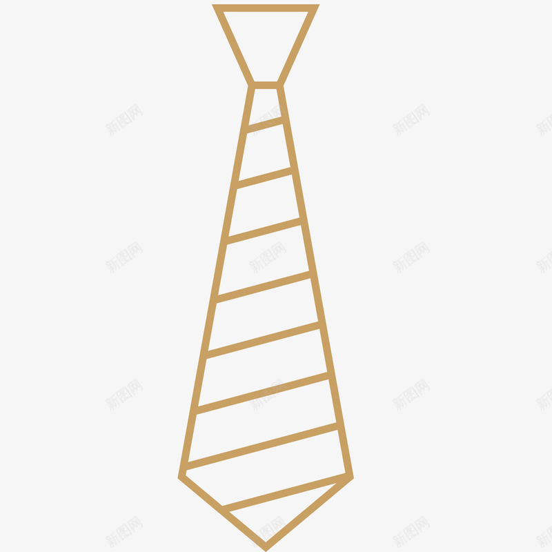 条纹领带插画矢量图ai免抠素材_新图网 https://ixintu.com 产品设计 商务VI 条纹领带矢量插画 配饰 领带 领带VI 矢量图