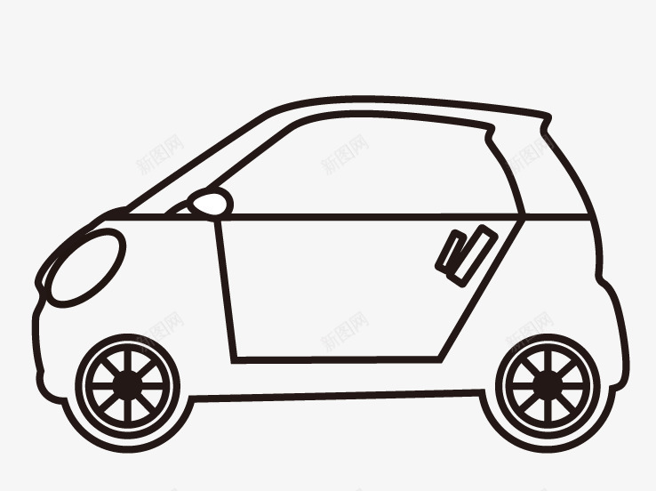 smart车轮廓png免抠素材_新图网 https://ixintu.com smart车 smart车轮廓 底纹边框 条纹线条 线条 设计 车线条 车轮廓 轮廓