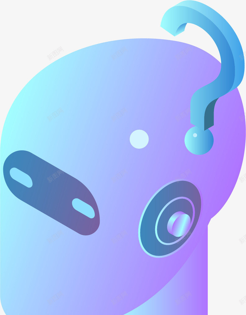 卡通手绘动漫智能仪器海报png免抠素材_新图网 https://ixintu.com 创意 创意创新 卡通手绘 形象 排忧解难 智能 智能仪器 水彩 灵感 灵感设计 生活 科技 科技制造 蓝色 蓝色问号 解决方法的图标 设计