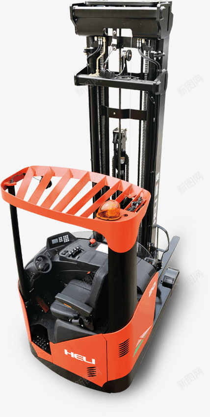 橙色座式前移式叉车png免抠素材_新图网 https://ixintu.com 前移式叉车 叉车 工程车 座式叉车 建筑工程
