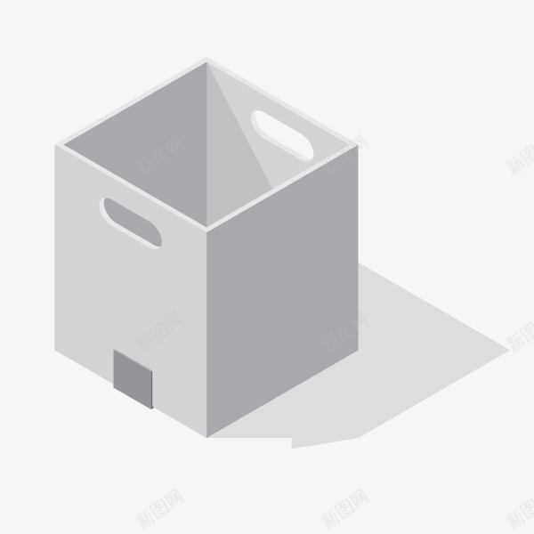 立体简约纸盒装饰广告png免抠素材_新图网 https://ixintu.com 快递盒子 搬家盒子 收纳盒 盒子 立体纸盒 纸盒 纸箱纸盒