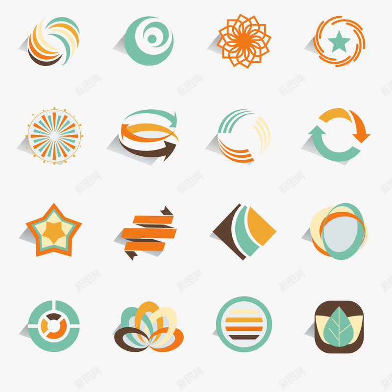 各种小图标装饰集合png_新图网 https://ixintu.com 图标
