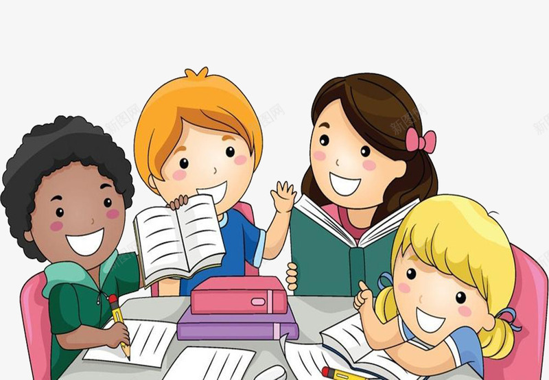 手绘小孩开心的学习png免抠素材_新图网 https://ixintu.com 各国小朋友开心的笑 小孩开心的学习 小孩微笑 小孩笑 手绘小孩笑