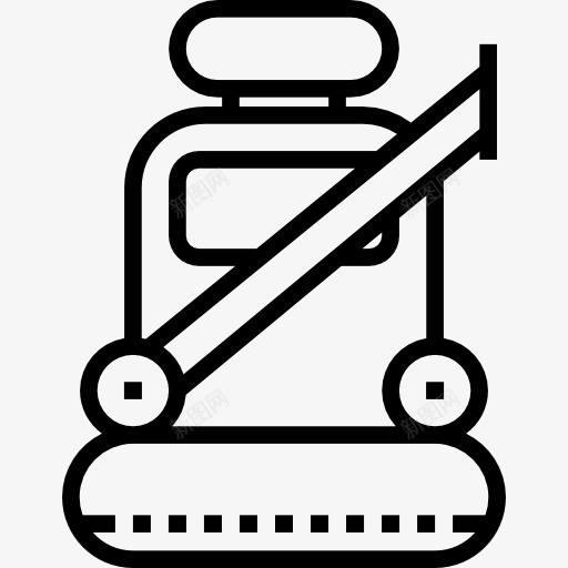 安全座椅图标png_新图网 https://ixintu.com 孩子和婴儿安全座椅 安全 安全带 车