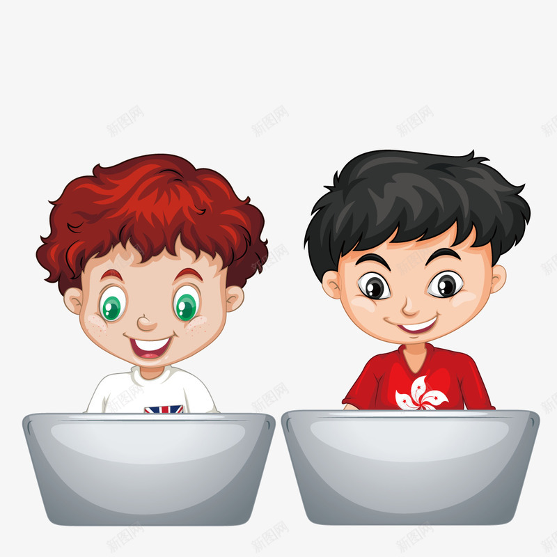 电脑游戏png免抠素材_新图网 https://ixintu.com GAME 同学 孩子 小孩