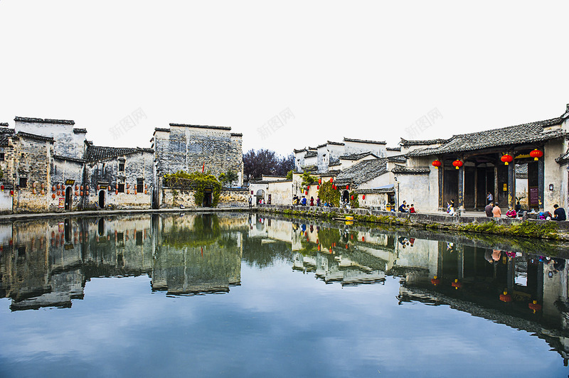 宏村风景png免抠素材_新图网 https://ixintu.com 名胜古迹 地方景点 宏村 实物图 摄影图 自然景观 高清图片