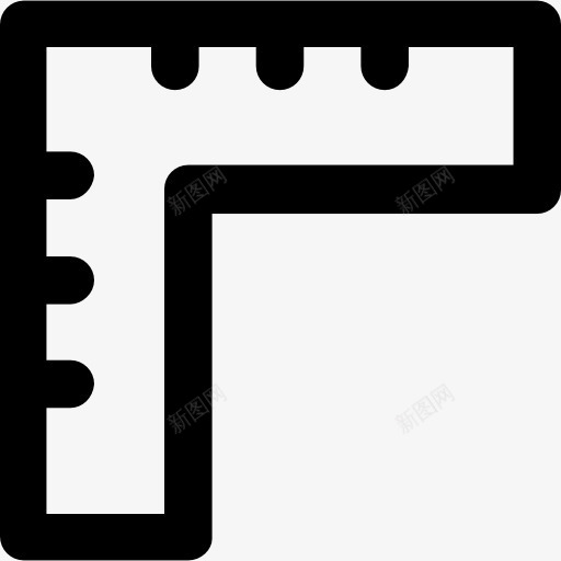 尺图标png_新图网 https://ixintu.com 健身 卷尺 各种工具和用具 工具界面 直尺
