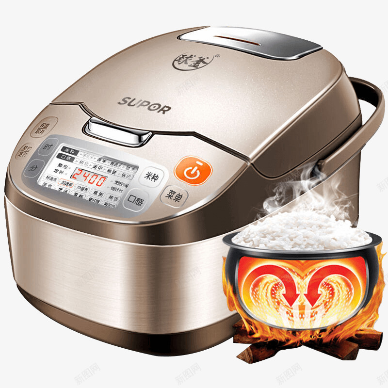 电饭煲抠元素png免抠素材_新图网 https://ixintu.com 产品 产品实物苏泊尔电饭煲 产品实物苏泊尔电饭煲PNG 实物 电饭煲 苏泊尔