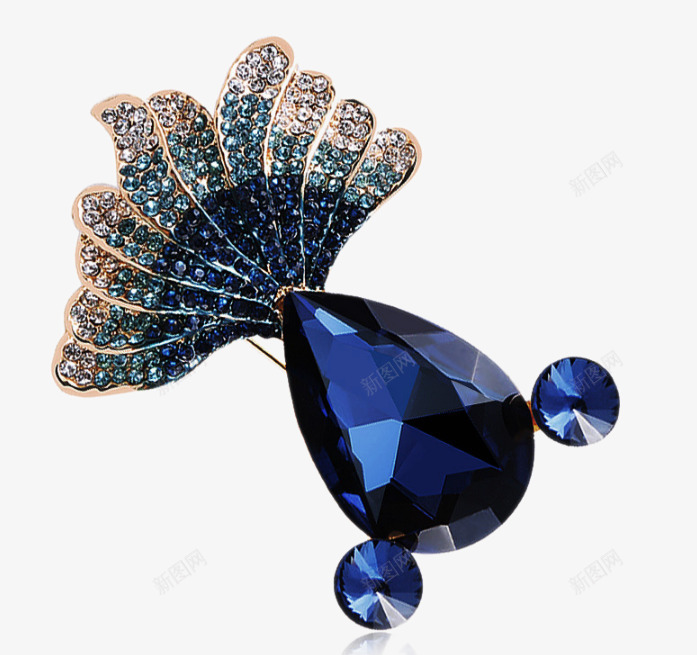精致闪钻鱼水晶胸针胸花png免抠素材_新图网 https://ixintu.com 产品实物 送老婆生日礼物配饰 韩国饰品精致闪钻鱼水晶胸针胸花