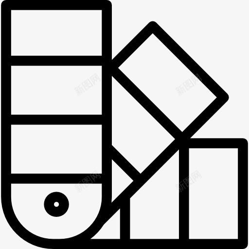 PANTONE图标png_新图网 https://ixintu.com 各种编辑工具 油漆 画家的调色板 色卡 艺术与设计 颜料 颜色