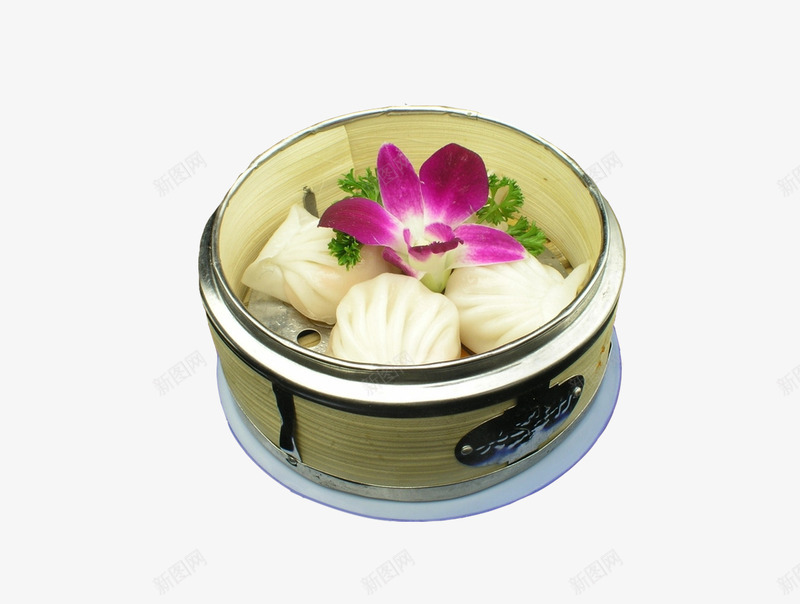 实物水晶虾饺兰花png免抠素材_新图网 https://ixintu.com 水晶虾饺 特色虾饺 美味水晶虾饺 美食 蒸格 蒸笼 虾饺特写 速冻食品 食物
