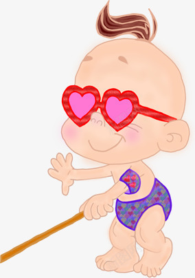 假装是盲人的小屁孩png免抠素材_新图网 https://ixintu.com baby 儿童 卡通小孩 婴儿 小孩