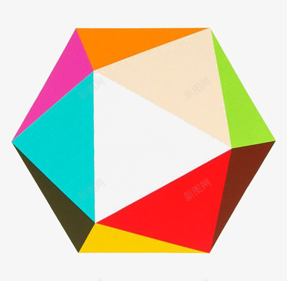 彩色几何图形装饰png免抠素材_新图网 https://ixintu.com 五边形 几何图形免扣 几何图形免扣元素 彩色几何图形 艺术几何图形 菱形