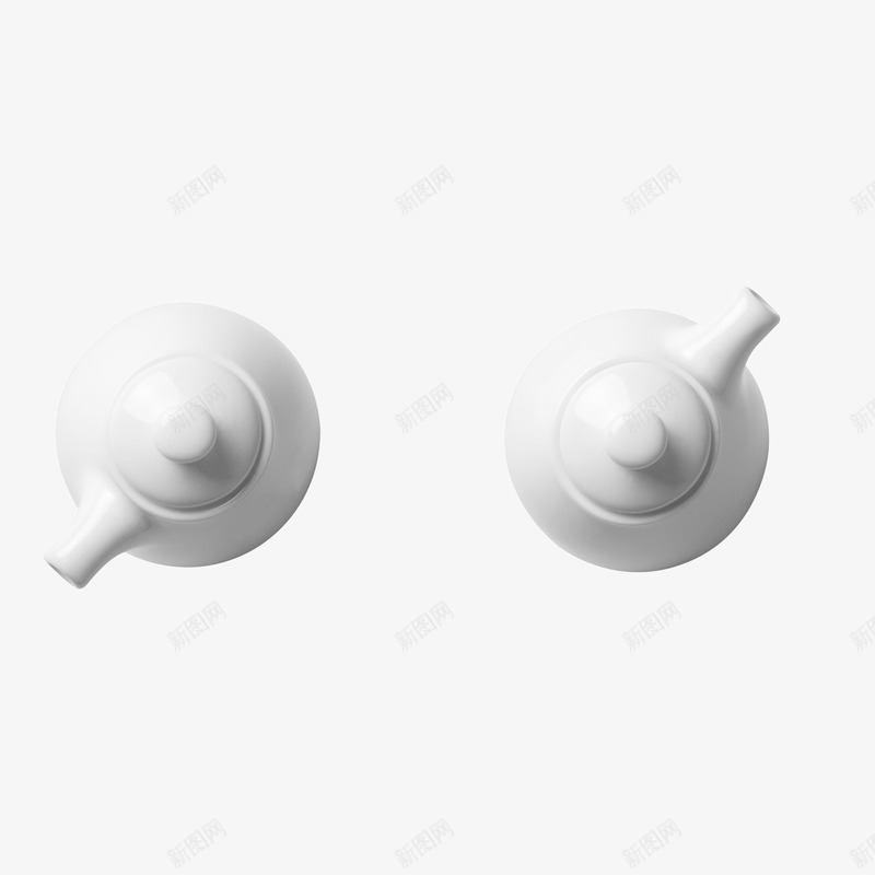 白色陶瓷茶壶png免抠素材_新图网 https://ixintu.com 光泽 反光 圆形 工艺品 物品 用具 白色 质感