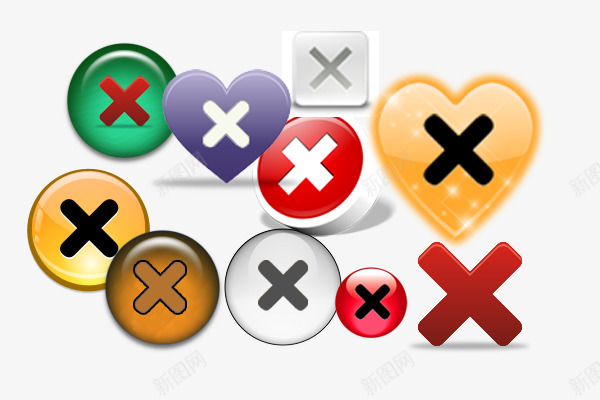 网页关闭按钮图标png_新图网 https://ixintu.com png图片 免费png 免费png素材 关机按钮 关闭按钮 图标按钮 网页元素