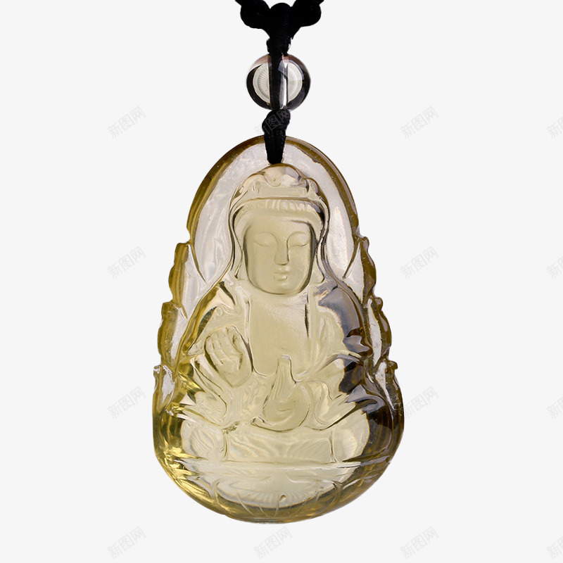 裴迪亚天然黄水晶观音吊坠png免抠素材_新图网 https://ixintu.com 产品实物 吊坠 宝石 水晶 珠宝 裴迪亚 观音 饰品 首饰