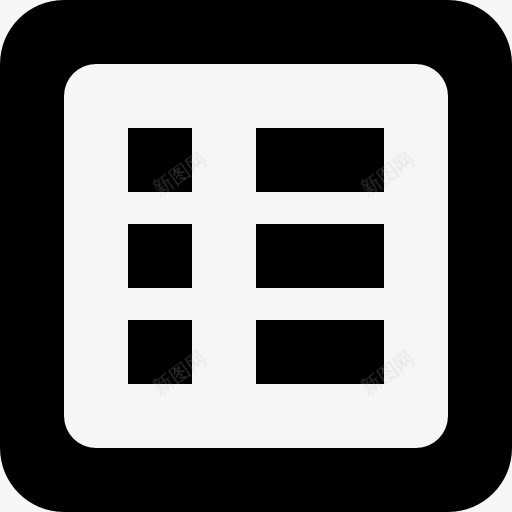 列表按钮平方符号图标png_新图网 https://ixintu.com 列表 小图标 广场 按钮 界面 符号