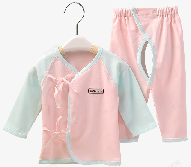 粉色婴幼儿春夏和尚服纯棉内衣png免抠素材_新图网 https://ixintu.com 和尚服 套装 婴儿内衣 婴幼儿内衣 春夏 粉色 纯棉内衣