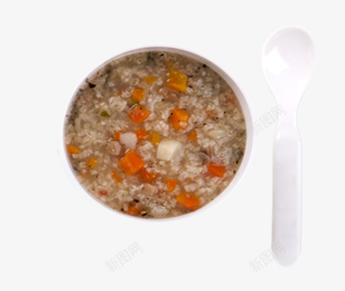 米糊png免抠素材_新图网 https://ixintu.com 健康食品 勺子 婴儿辅食 米糊 美味的粥