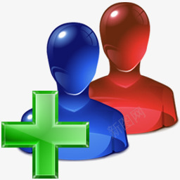 透明人物图标png_新图网 https://ixintu.com 交流 桌面添加 水晶人物 沟通