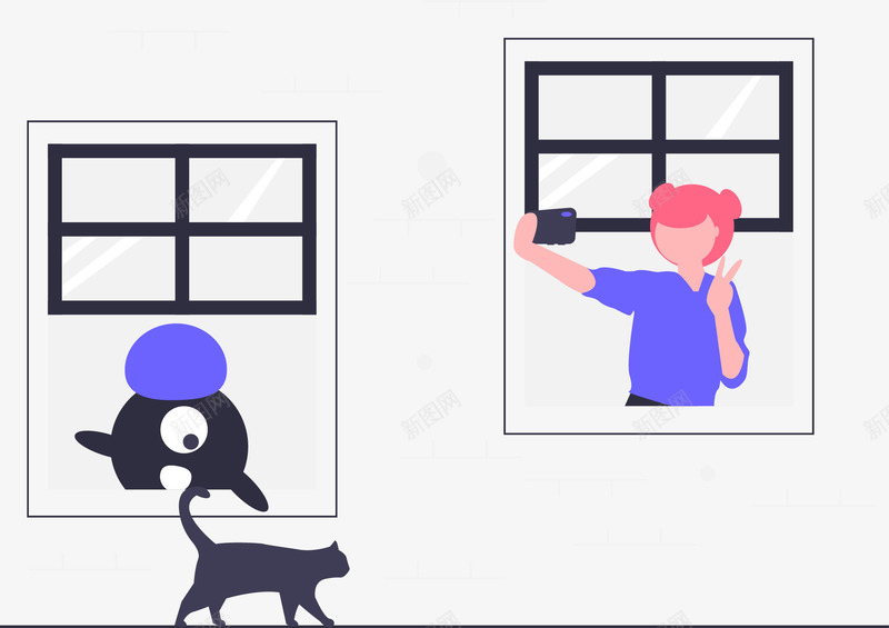日常生活拍照矢量图ai免抠素材_新图网 https://ixintu.com 元素 拍照 插画 生活 矢量图