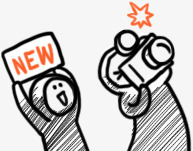 在开心的照相的小孩手绘png免抠素材_新图网 https://ixintu.com 小孩 开心 照相