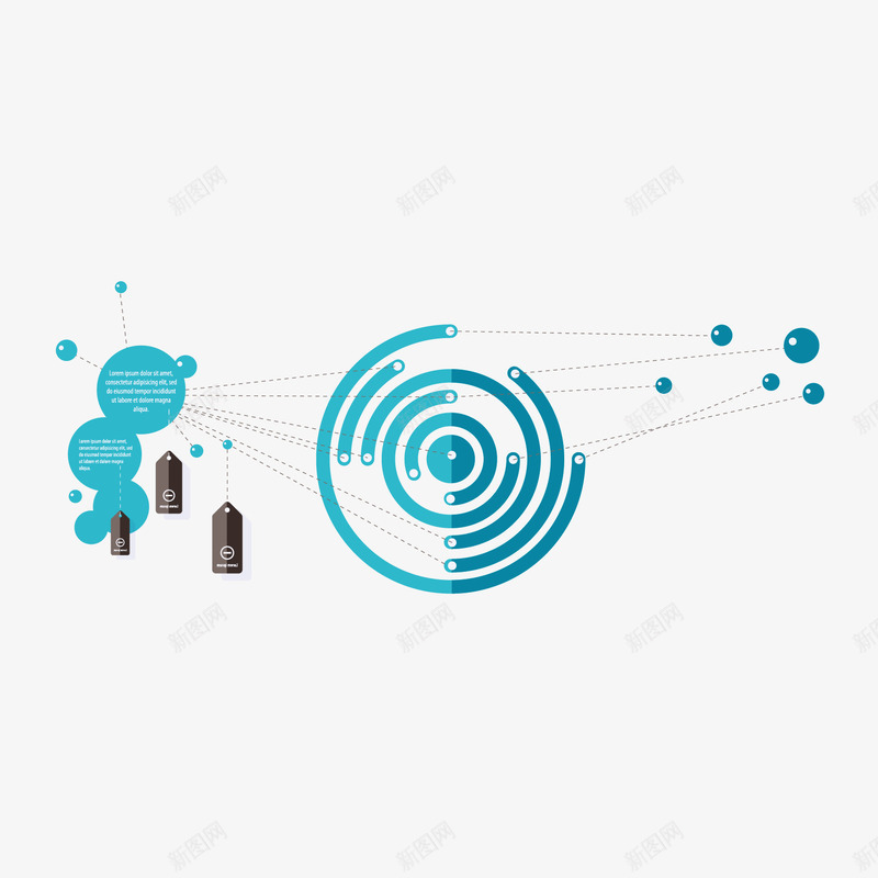 创意PPT元素png免抠素材_新图网 https://ixintu.com 3D信息图表 PPT信息图表 PPT图表 信息图表 信息标签 信息选项 圆环 扇形图 数据分析 演示图形
