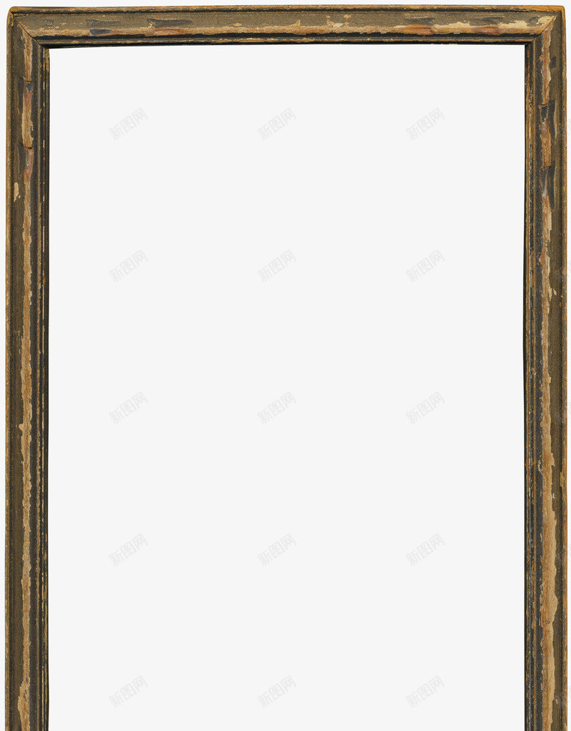 褐色画框png免抠素材_新图网 https://ixintu.com 欧式条纹 欧式边框 画框 边框 边框条纹