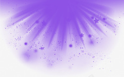 紫色光芒星星效果元素素材