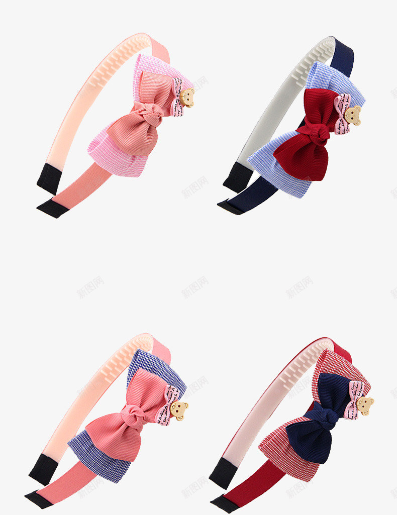 不同颜色蝴蝶结发卡头箍png免抠素材_新图网 https://ixintu.com 可爱女性饰品 各种颜色蝴蝶结 头箍 蝴蝶结头饰