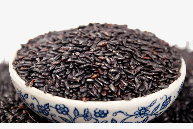 食材黑米png免抠素材_新图网 https://ixintu.com 一碗黑米 摄影 杂粮 黑米 黑米图片 黑香米