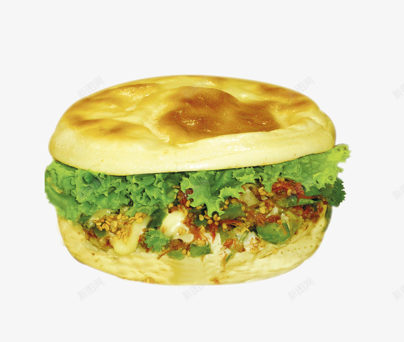 美味肉夹馍png免抠素材_新图网 https://ixintu.com 美味 肉 菜 饼