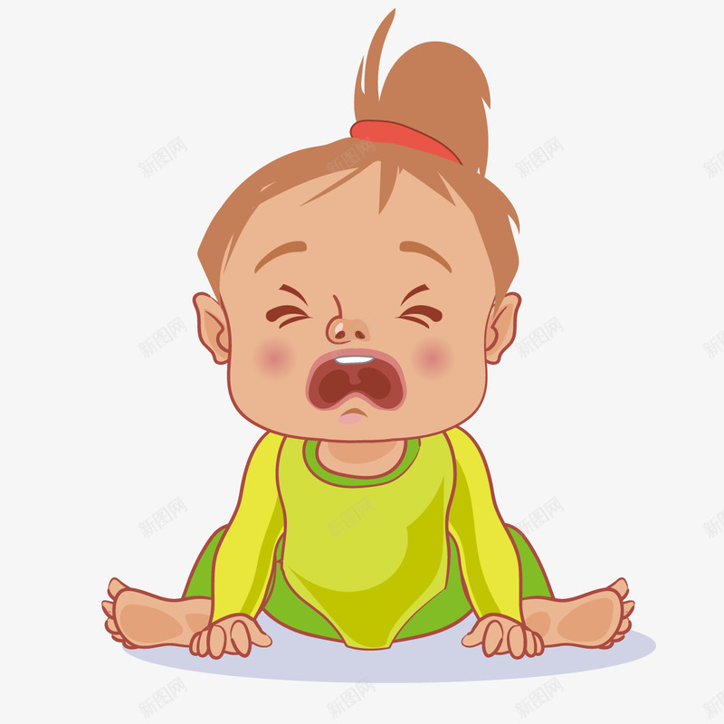 哭泣的孩子png免抠素材_新图网 https://ixintu.com 伤心 哭泣 图示 大哭 女孩 婴儿 孩子 插图