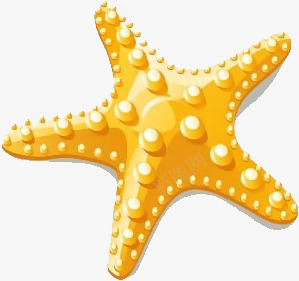 摄影黄色手绘沙滩海星png免抠素材_新图网 https://ixintu.com 摄影 沙滩 海星 黄色