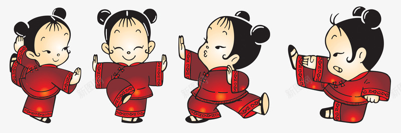 武术人物png免抠素材_新图网 https://ixintu.com 人物 小孩子 武术 武术人物