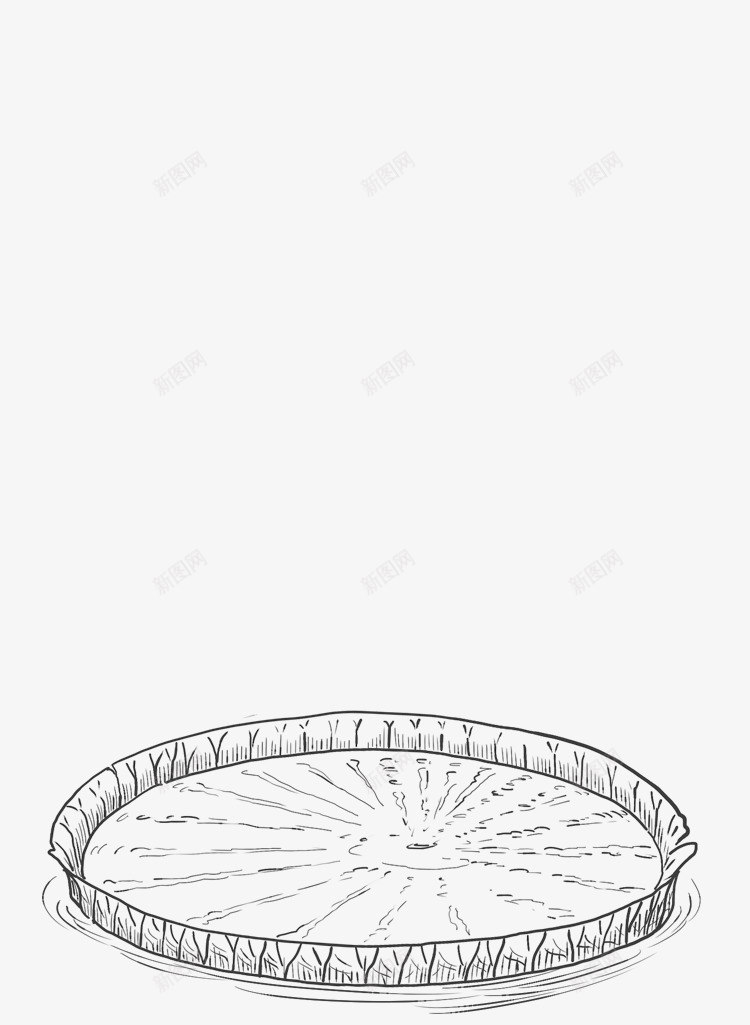 手绘喷泉圆环png免抠素材_新图网 https://ixintu.com 喷泉