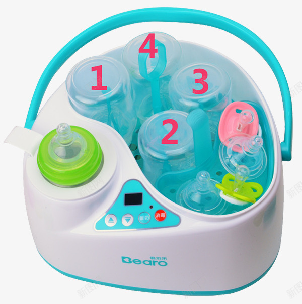 婴儿加热热奶器暖奶器png免抠素材_新图网 https://ixintu.com 产品实物 恒温暖奶 蒸汽消毒 食品PP材料