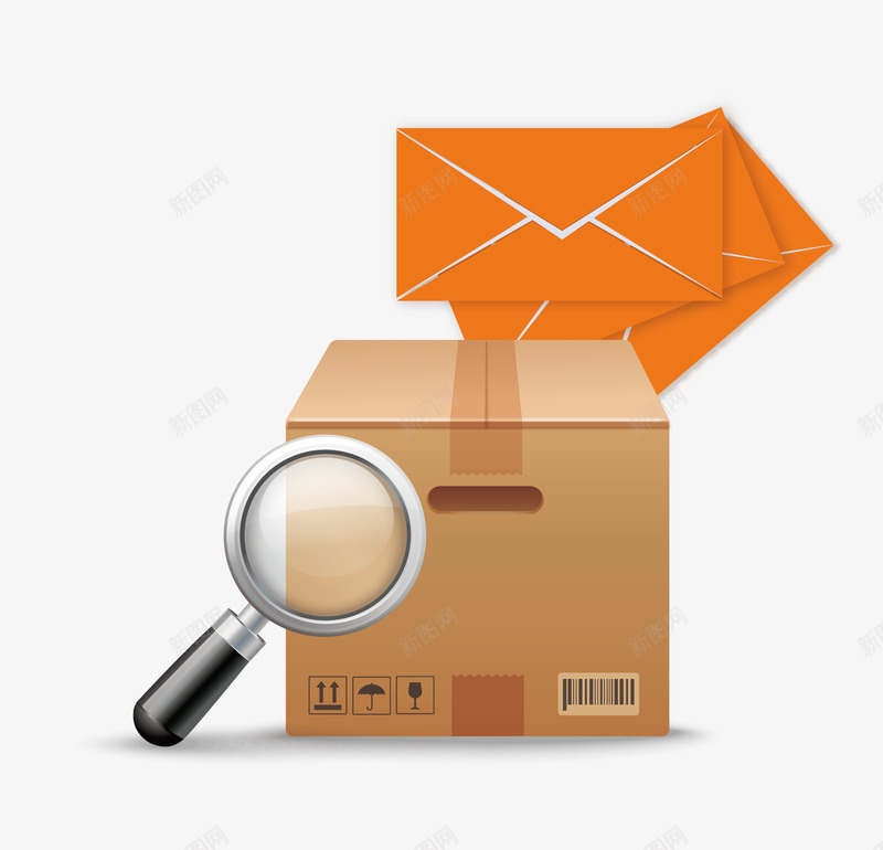 卡通手绘快递信息图案图标矢量图eps_新图网 https://ixintu.com 卡通手绘 图案图标 快递信息 快递收货 快递短信 快递通知 矢量图
